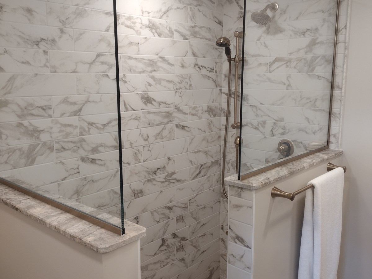 Bath remodel in St. Louis&nbsp;Park.